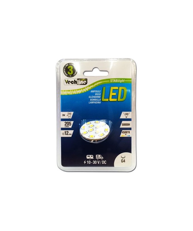 ATTACCO  G4  POSTERIORE - LAMPADINA DI RICAMBIO A LED