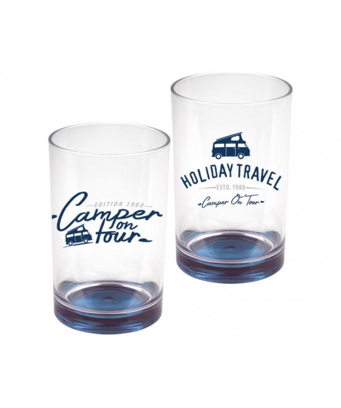 SET 2 BICCHIERI HOLIDAY TRAVEL KEY WEST